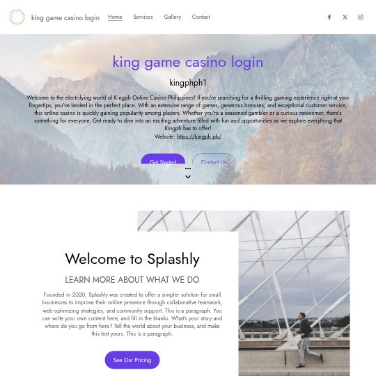 King casino online login