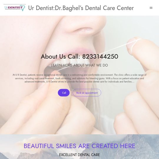 Ur Dentist Dr Baghel Clinic logo
