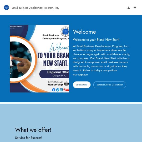 Programs and Services | smallbusinessdevelopmentprogram.org