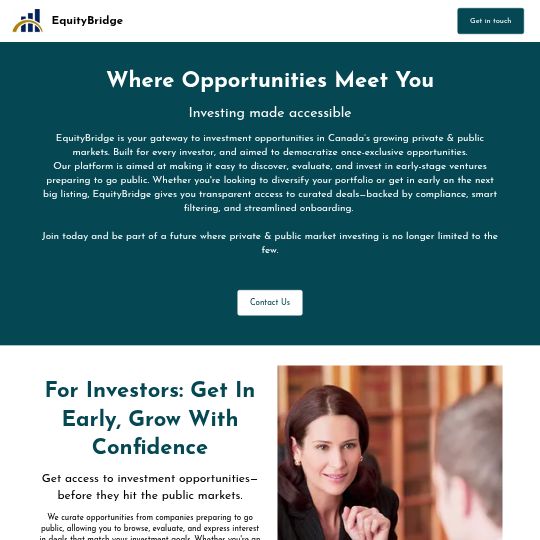 About Us | www.equitybridge.EquityBridge | Invest in Pre-IPO ...