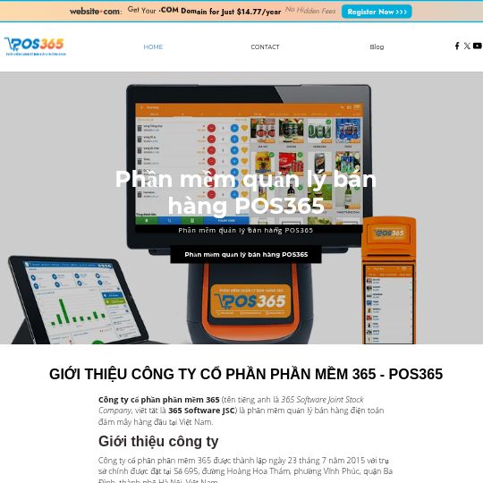 HOME - Phần mềm quản lý bán hàng Pos365