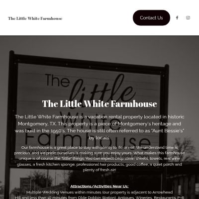 Little White Farmhouses