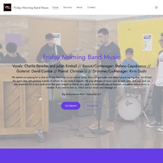 fridaymorningbandmusic.com